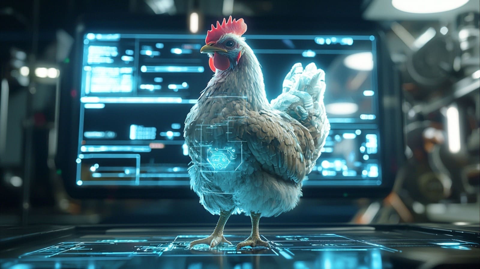 Poultry Farm Background